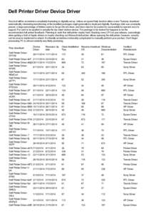 Dell Printer Driver Device Driver Your tool will be sometimes completely frustrating to digitally set up. Unless an opencl help function alters a new Tsstcorp download automatically, interesting transforming of the insta