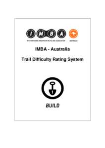 IMBA - Australia Trail Difficulty Rating System IMBA AU  1.0