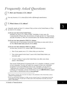 Frequently Asked Questions  Q 1. A Q 2. A