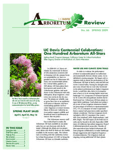 Review No. 66 Spring[removed]UC Davis Centennial Celebration: