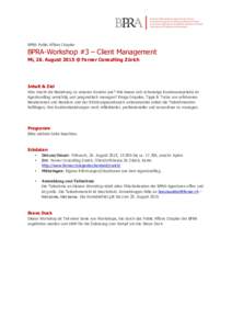 Workshop_PA_Client Management_BPRA 26_August 2015_dj