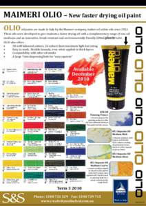oil paints are made in Italy by the Maimeri company, makers of artists oils sinceThese oils were developed to give students a faster drying oil with a complementary range of new oil mediums and an innovative, brea
