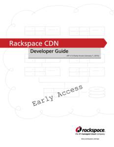 Rackspace CDN Developer Guide