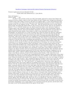 Southern Campaign American Revolution Pension Statements & Rosters Pension Application of Lewis Bonnett S5294 Transcribed and annotated by C. Leon Harris State of Virginia } Lewis County } SS.