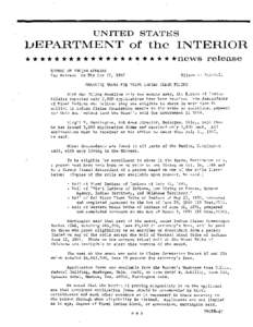 Indiana / Quapaw Indian Agency / Miami people / Miami / Eel River / Blood quantum laws / Indian Claims Commission / Native American history / Geography of Indiana / History of North America