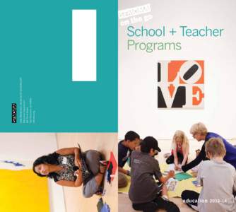 SFMOMA School + Teacher Programs