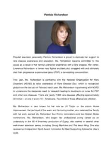 Microsoft Word - Patricia Richardson Biography.docx