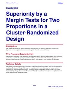 Superiority by a Margin Tests for Two Proportions in a Cluster-Randomized Design