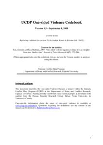Microsoft Word - One-sided violence Dataset Codebook v1.3.doc