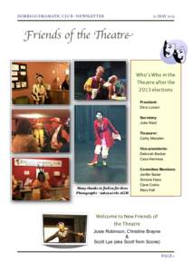 DORRIGO DRAMATIC CLUB - NEWSLETTER