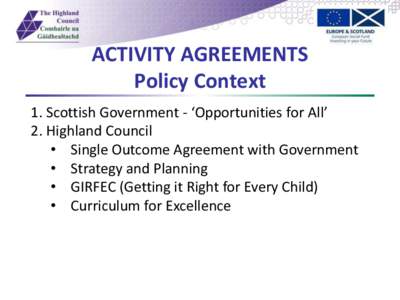 Knowledge sharing / Scottish Government / Youth work / Highland /  Denver / Scotland / Cognition / Knowledge / Education in Scotland / Getting it Right for Every Child / Health in Scotland