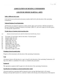 Microsoft Word - ABC Amateur MMA Unified Rules.doc