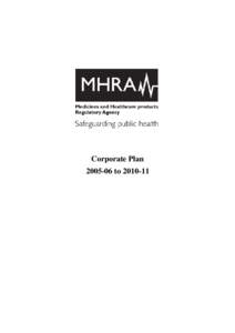 MHRA CORPORATE PLAN[removed]