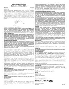 Azelastine Hydrochloride Ophthalmic Solution, 0.05% INRev. 5/10
