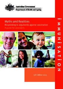 Myths and Realities - Responding to arguments against vaccination - A guide for providers