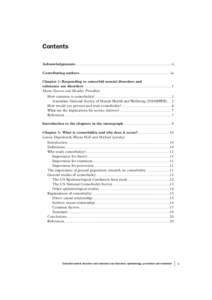 Comorbid mental disorders and substance use disorders: epidemiology, prevention and treatment