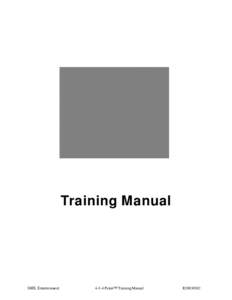 Training Manual  SHFL Entertainment[removed]Poker™ Training Manual