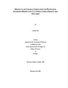 Molecular Characterization of Potential Geosmin-Producing Cyanobacteria in Lake Ontario