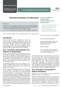 Chameleon behaviour of Tuberculosis