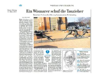 Ostsee-Zeitung Wismar 13. März 2014
