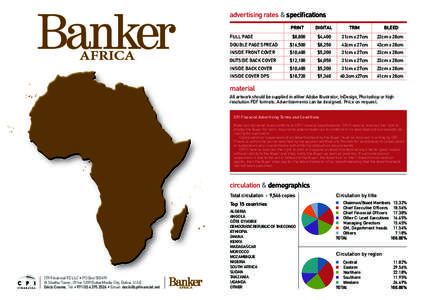 advertising rates & specifications PRINT DIGITAL  TRIM