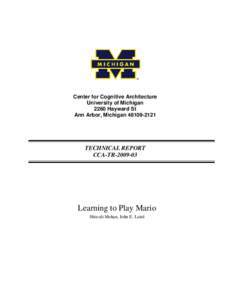 Reinforcement learning / Q-learning / SARSA / Soar / Intelligent agent / Temporal difference learning / Action selection / Machine learning / Markov decision process / Artificial intelligence / Statistics / Science