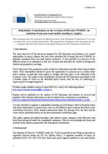 NRMM Consultation Document