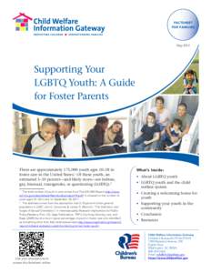 FACTSHEET FOR FAMILIES May[removed]Supporting Your