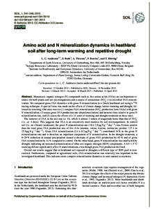 SOIL, 1, 341–349, 2015 www.soil-journal.netdoi:soil © Author(sCC Attribution 3.0 License.  SOIL