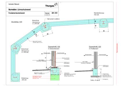 Normalien Lärmschutzwände.2d - cadwork 2d