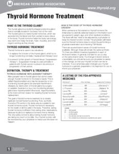 Thyroid Hormone Treatment