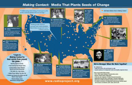 Making Contact: Media That Plants Seeds of Change Economic Justice Our program explores how the tax system affects