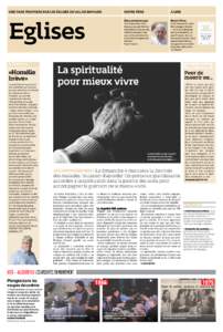 UNE PAGE PROPOSÉE PAR LES ÉGLISES DU VALAIS ROMAND  NOTRE PÈRE À LIRE