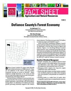 Defiance County’s Forest Economy
