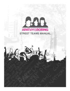 STREET TEAMS MANUAL Finding Proof of Learning in a One to One Computing Classroom