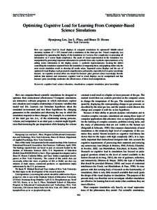 Journal of Educational Psychology 2006, Vol. 98, No. 4, 902–913 Copyright 2006 by the American Psychological Association/$12.00 DOI: 