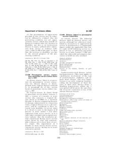 Department of Veterans Affairs  § [removed]The presumption of aggravation provided in this section may be rebutted by affirmative evidence that the