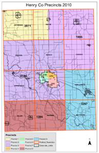 Henry Co Precincts 2010 COPPOCK WAYLAND OLDS  JEFFERSON