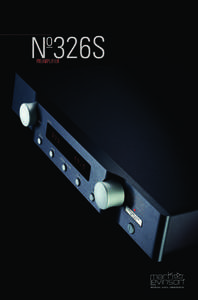 o  N 326S PREAMPLIFIER  o