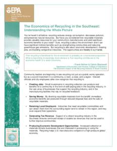 Recycling | Southeast | RPMMB