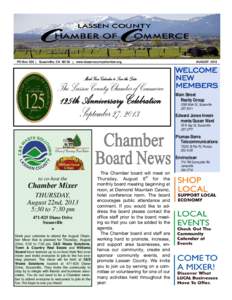 2013 Chamber Newsletter - Aug with inserts