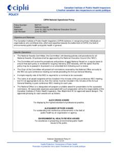 Microsoft Word - National Awards Policy[removed]03a.doc