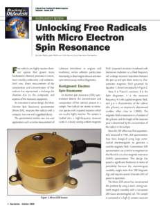 A Reprint from Practicing Oil Analysis magazine September - October 2008 INSTRUMENT REVIEW  Unlocking Free Radicals