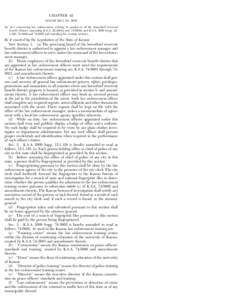 CHAPTER 42 HOUSE BILL No[removed]AN ACT concerning law enforcement; relating to employees of the horsethief reservoir benefit district; amending K.S.A. 22-2401a and 74-5609a and K.S.A[removed]Supp. 121,120, [removed]and 74-56