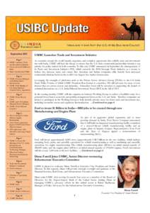 35th Anniversary Edition[removed]September 2011 Page 1  USIBC Launches Trade and Investment Initiative