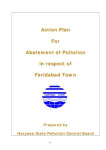 Action Plan For Abatement of Pollution in respect of Faridabad Town