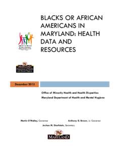 Hispanics in Maryland: Health Data and resources