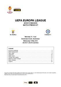 PRESENTED BY  UEFA EUROPA LEAGUE