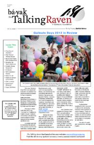 August 2012 Vol. 6, Issue 7  Quileute Days 2012 in Review