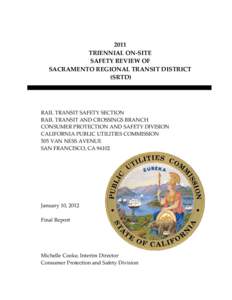 Microsoft Word - FINAL_2011 SRTD Triennial Safety Report.doc